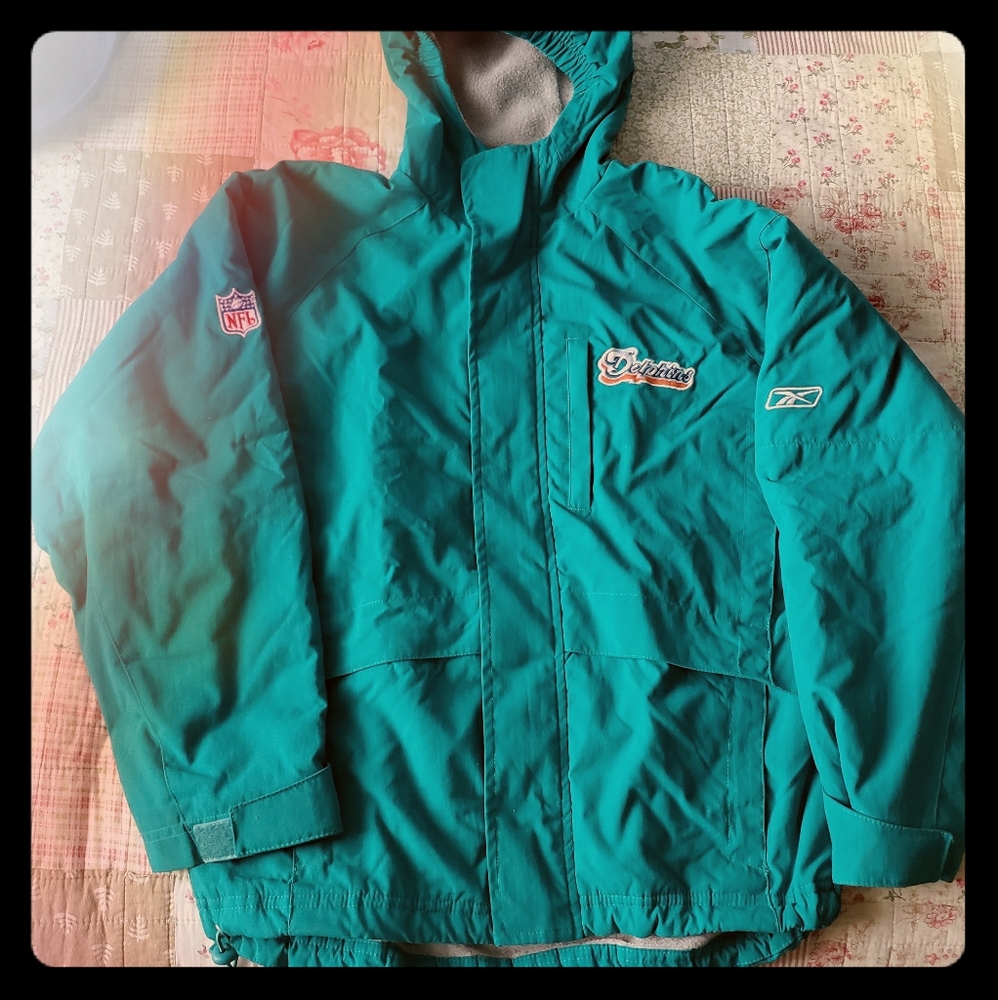 90s NFL Miami Dolphins starter puffer jacket